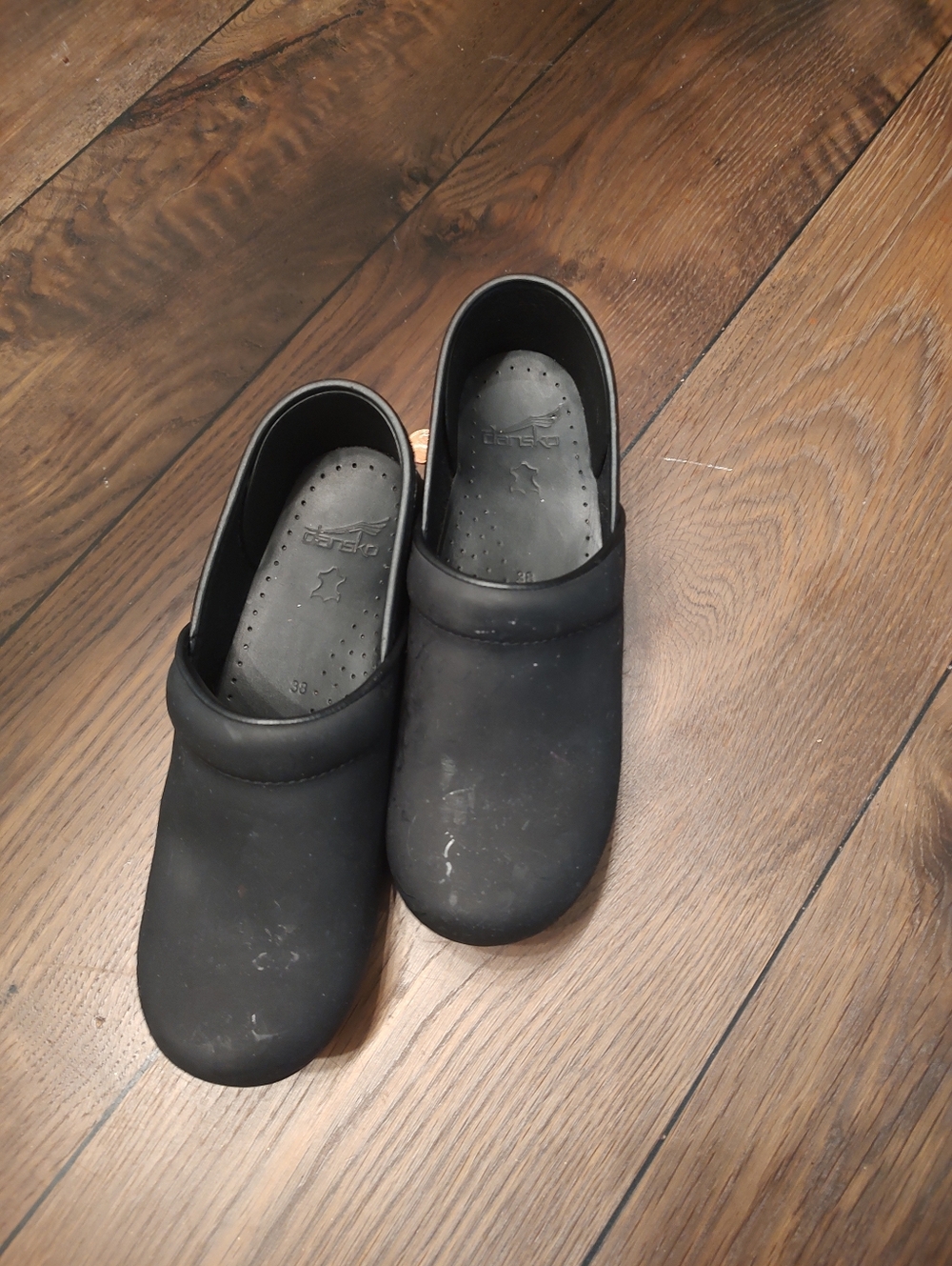 Dansko Black Slip-On Clogs, Normcore, Lagonlook